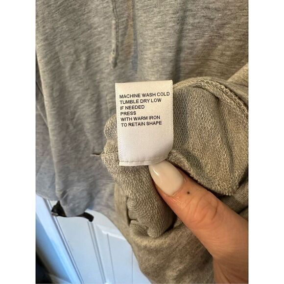 NWOT Calme Johnny Was Easy Gray Pullover Women’s Hoodie Sweater Size XS - Picture 7 of 7